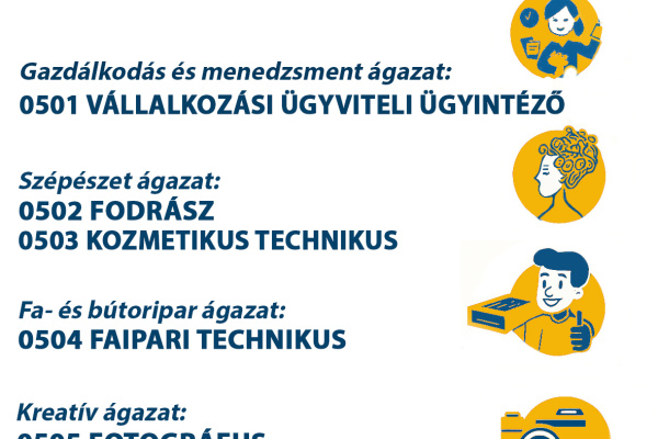 JÓ SZAKMA, JÓ TANÁROK, JÓ OKTATÁS, JÓ PROGRAMOK, JÓ HANGULAT – GYERE A KÓSBA!!!
