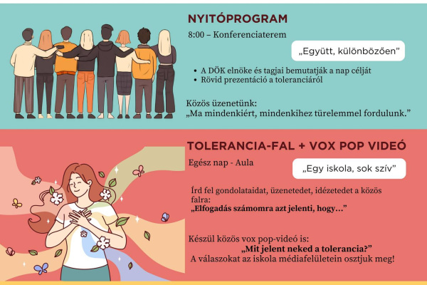 TOLERANCIA NAP 2025 - Együtt, különbözően