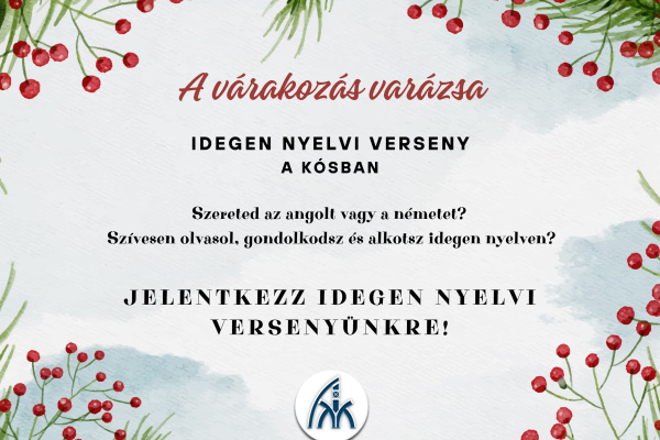 IDEGEN NYELVI VERSENY A KÓSBAN